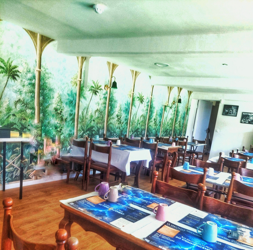 Restaurant, Hotel la Baie Royale, Manche