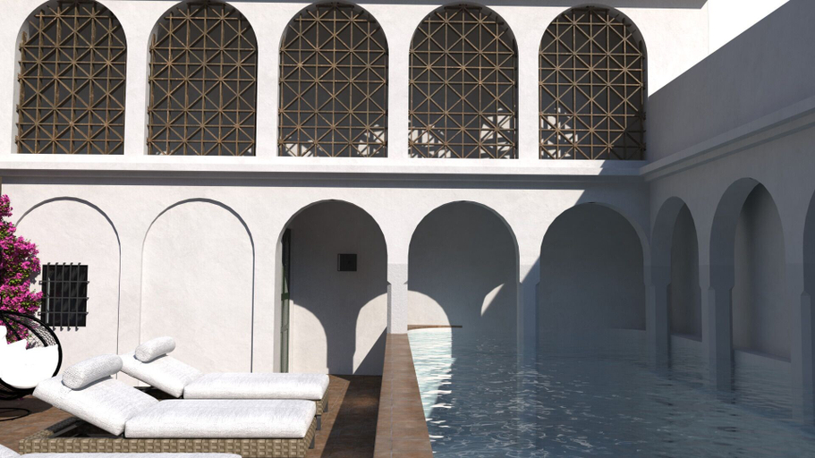 Pool, Hotel Boutique Casona de los Rebolledo, Granada