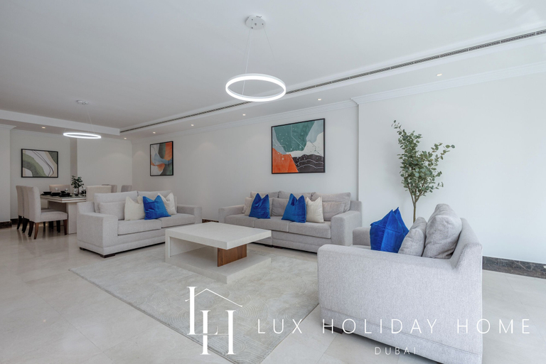 Living area 3, LUX The Al Seef Marina Suite 2, Dubai