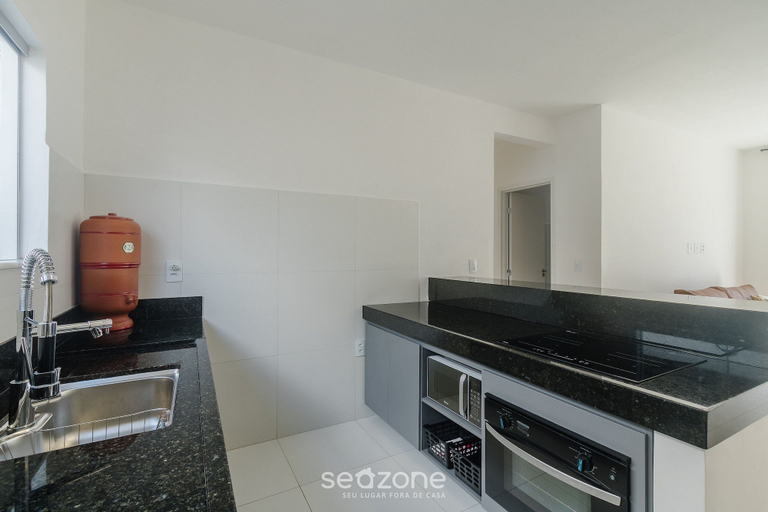 Private kitchen 3, 4-bedroom Apart in Condominium With Pool Vif0104, Porto Seguro