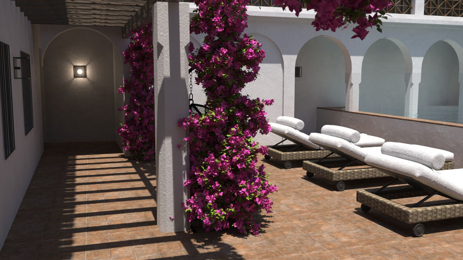 Outdoor pool 5, Hotel Boutique Casona de los Rebolledo, Granada