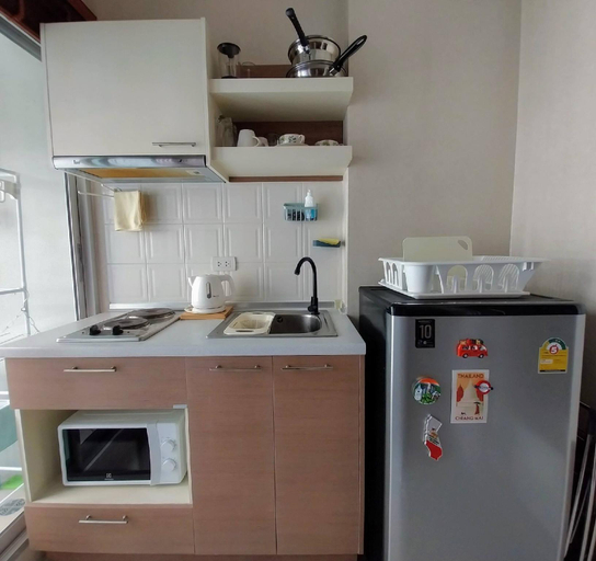 Kitchen 4, Riverview Condo Near Icon Siam  Hi Speed Internet, Rat Burana