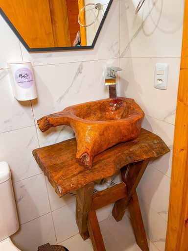 Bathroom sink, Platto da Neve - Casa de Campo, Urubici