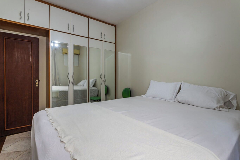 Bedroom 3, Apto Pet Friendly c Churrasqueira - Praia do Morro, Guarapari