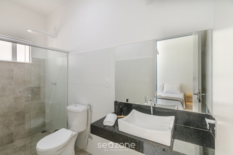 Bathroom 5, 4-bedroom Apart in Condominium With Pool Vif0104, Porto Seguro