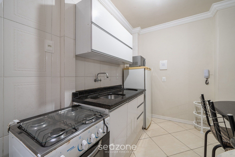 Private kitchen, Apt w/ 1 Bedroom 100m fr Praia Central BC - Edg403, Balneário Arroio do Silva