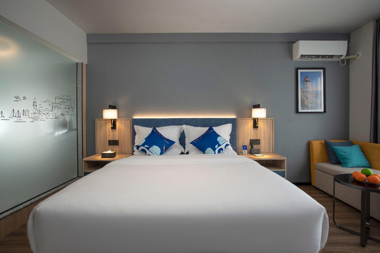 Bedroom 2, Yeste Hotel Liuzhou Wuxing Pedestrian Street Liuhou Park, Liuzhou