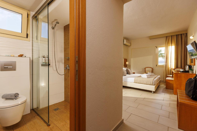 Bathroom 5, Malia Bay Beach Hotel & Bungalows, Crete