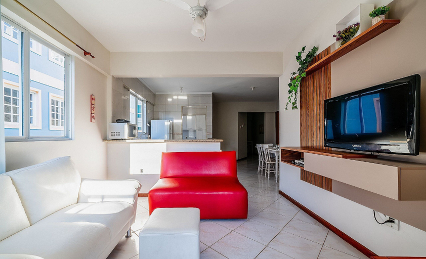 Living area, Apt W/barbecue 3 Minutes From Bombas Beach Fdl101, Bombinhas
