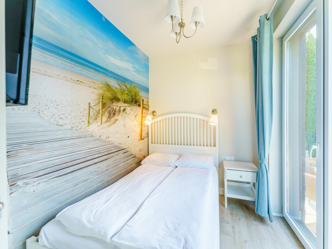 Bedroom 2, Holiday home, private sauna, close to the beach, Kołobrzeg