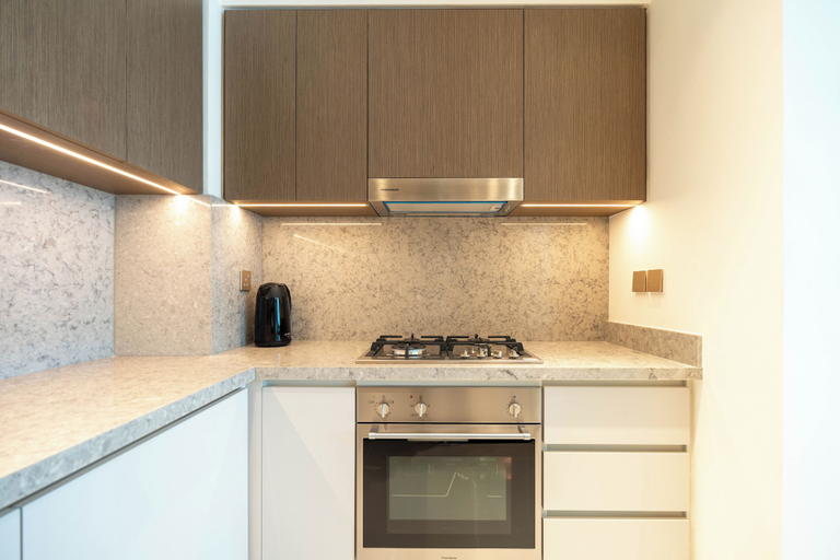 Private kitchen 5, KeyRock - 1BR with Sea & Jumeirah Views, Dubai