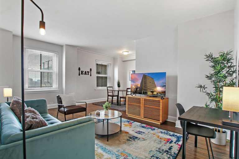 Living area 4, 1BR Smart Stay - BS 908, Cook