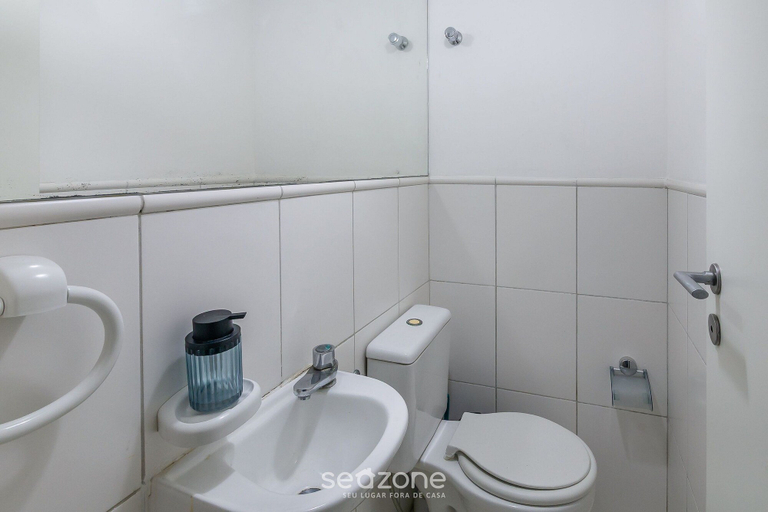 Bathroom, Modern apt 200m From the sea in Salvador Vlt0107, Salvador