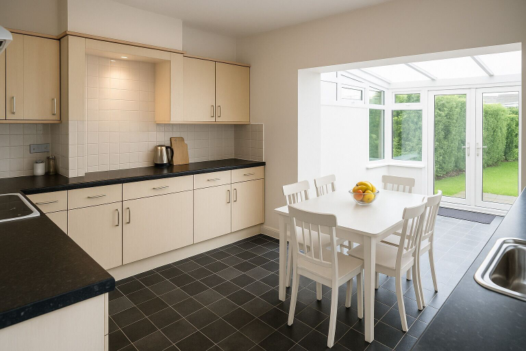 Private kitchen, Prime 4BR Reading House & Free Parking, Reading