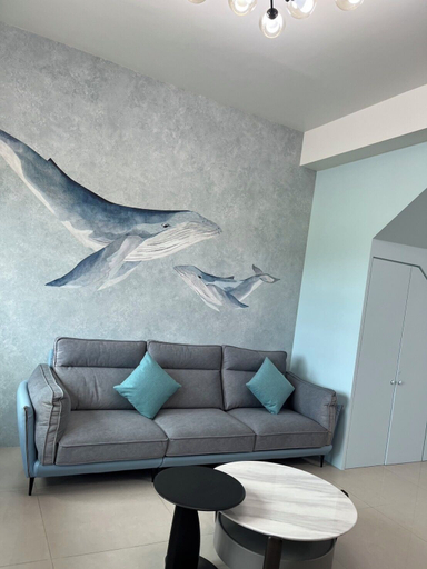 Lobby sitting area, Blue Sea and Sunny B&B, Yilan