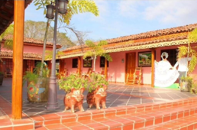Terrace/patio, Hostal Casa de Quincha, Las Tablas