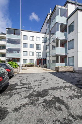 Front of property 4, Stylish Nordic 2BR Apartment with Sauna, North Savonia
