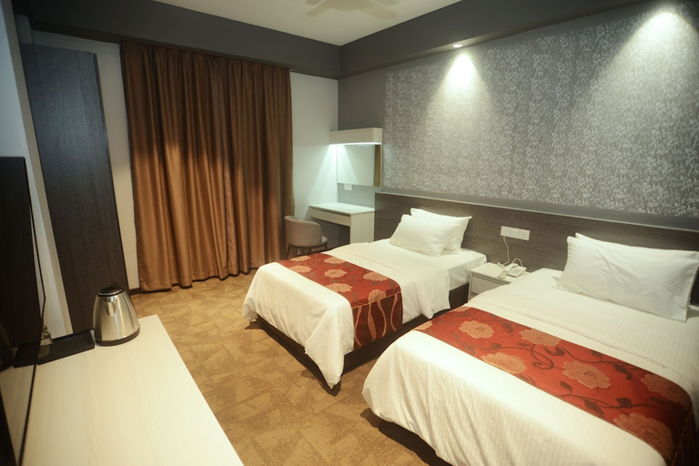 Bedroom 3, スター ウェル ホテル, Lipis