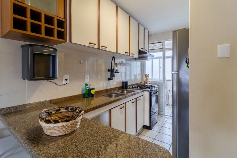 Private kitchen 2, Beautiful Apart Barbecue 100m From the sea Eab0201, Florianopolis