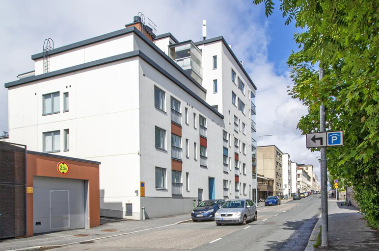 Front of property 4, Stylish Nordic 2BR Apartment with Sauna, North Savonia