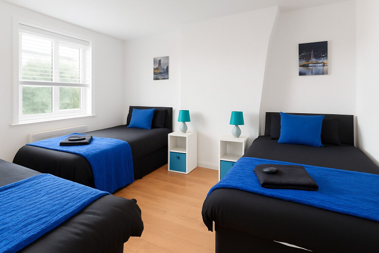 Room 2, Prime 4BR Reading House & Free Parking, Reading