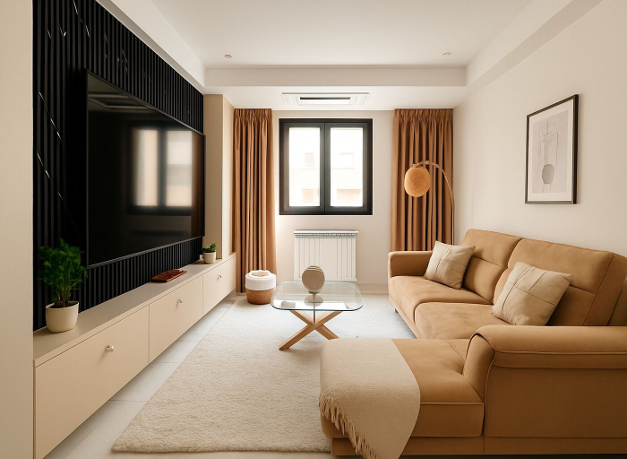 Living area 4, 2 Chambres Spacieux a Dely Ibrahim, Cheraga