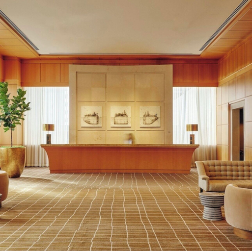 Check-in/check-out kiosk, Four Seasons hotel 2bedroom suite, Miami-Dade