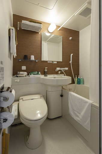 Bathroom, Hotel Route-Inn Yonago, Sakaiminato
