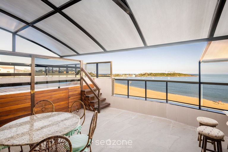 Outdoor dining 2, Penthouse With Pool and sea View - Vdi0401, Guarapari