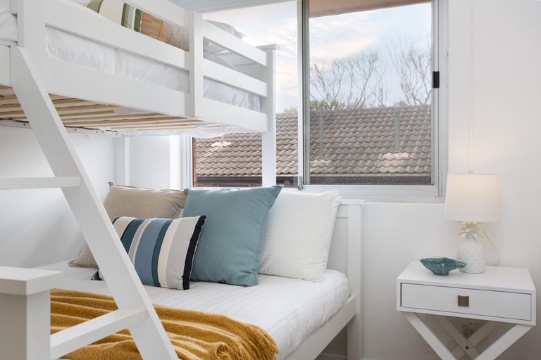Bedroom 5, MadeComfy Trendy Apartment on Dee Why Beach, Sydney