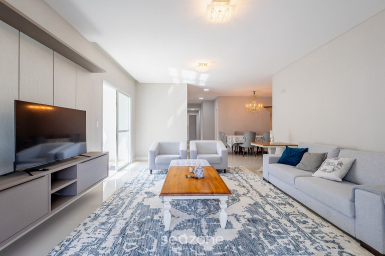 Living area 5, Apart With Barbecue 550m From the Beach Raa0301, Itapema