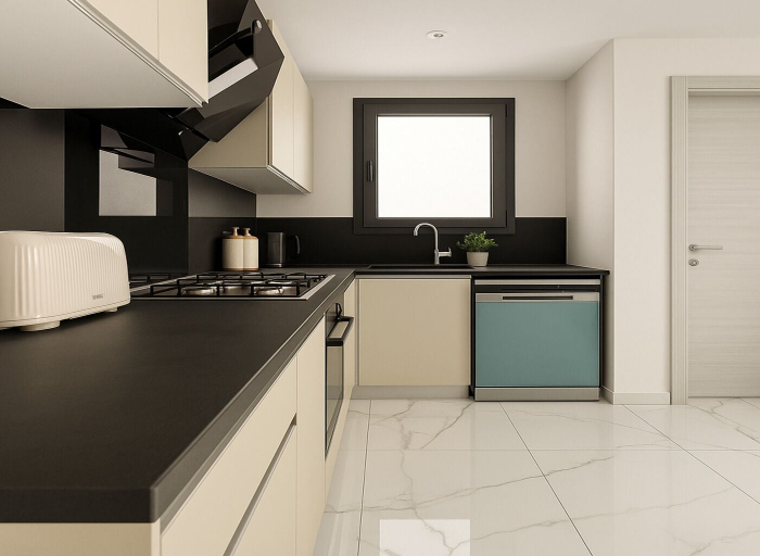 Private kitchen 5, 2 Chambres Spacieux a Dely Ibrahim, Cheraga
