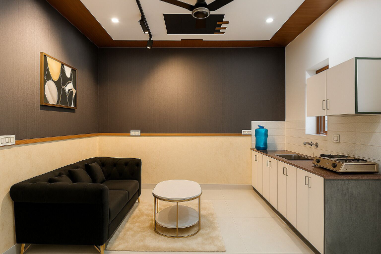 Living area 3, Let'stay- Noida, Gautam Buddha Nagar