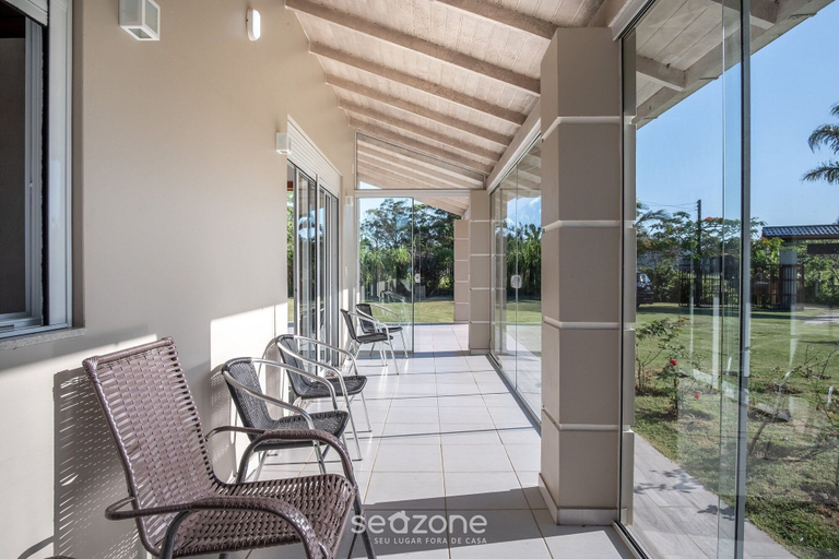 Terrace/patio, Quiet Site 2.7 km From the Beach of Rosa Stg2085, Garopaba