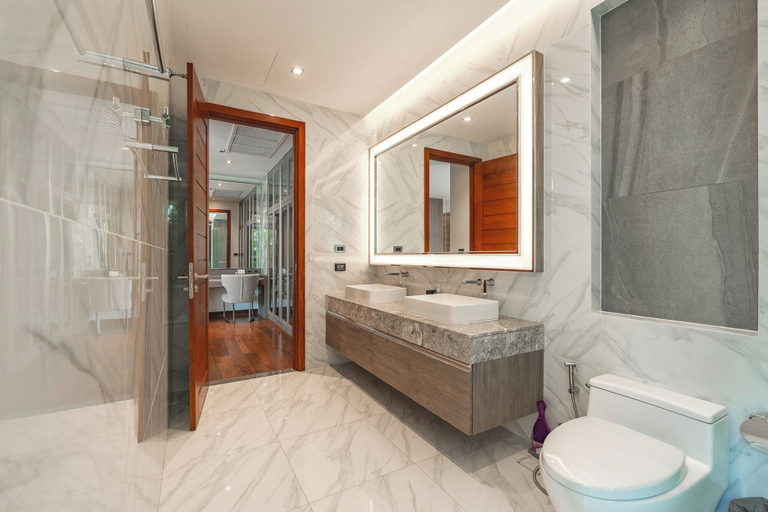 Bathroom 5, 3BR Villa Pool Near Top Beaches V229, Phuket Island