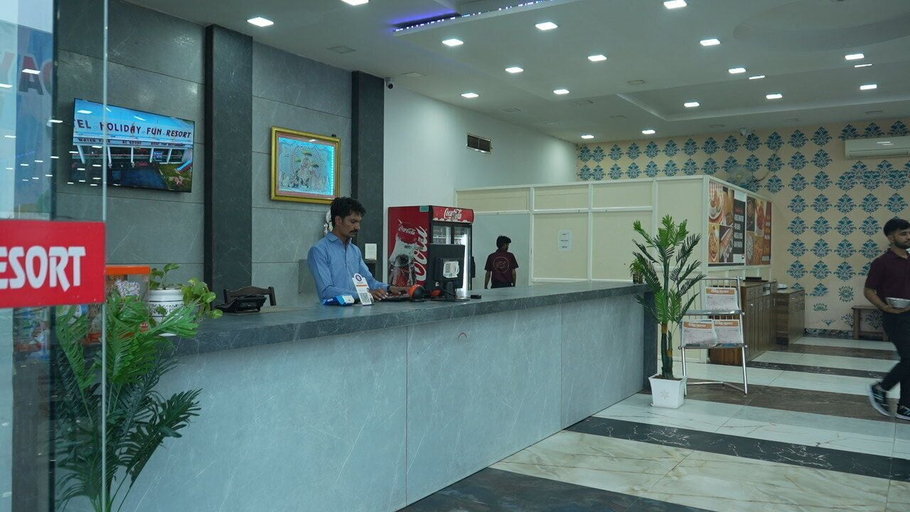 Interior entrance