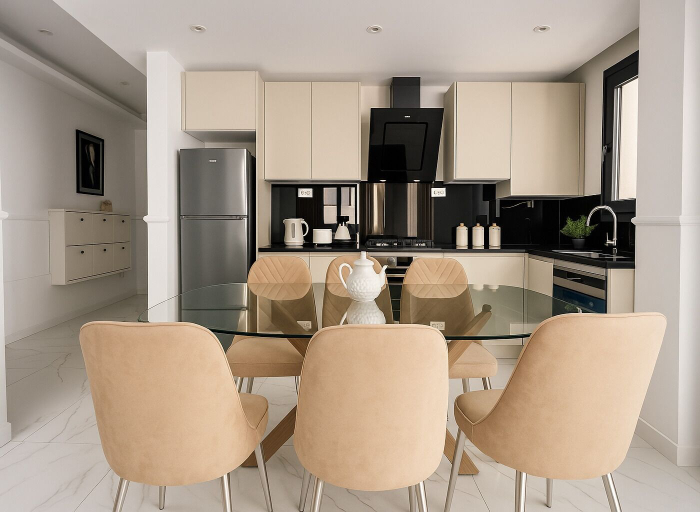 Private kitchen 3, 2 Chambres Spacieux a Dely Ibrahim, Cheraga