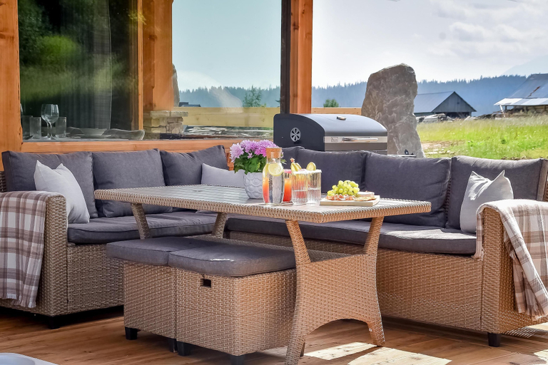 Terrace/patio 3, Osada Góralska Ostoja Pod Gubałówką z Jacuzzi, Tatra