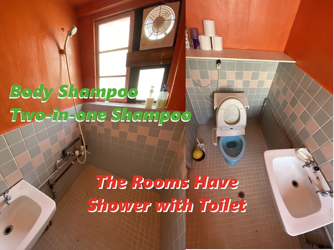 Bathroom, Guesthouse Base Okinawa - Hostel, Naha