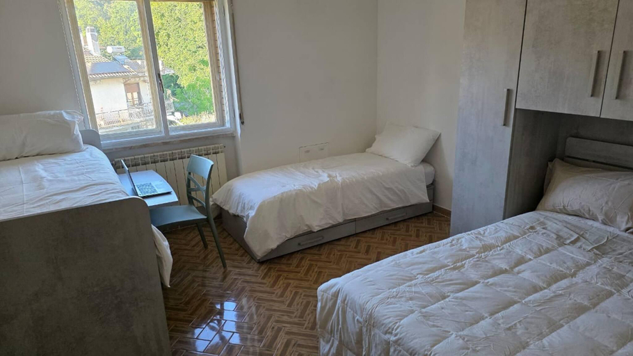 Bedroom 5, Lakeview Balcony Apartment in Bolsena, Viterbo