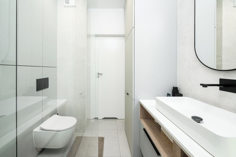 Bathroom 2, ShortStayPoland Dzielna B129, Warsaw