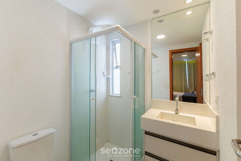 Bathroom, Charming and Comfortable Aprtmt in Ilheus! Vtl0302, Ilhéus
