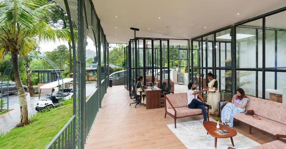 Lobby sitting area, Eden Woods Resorts and Spa, Idukki