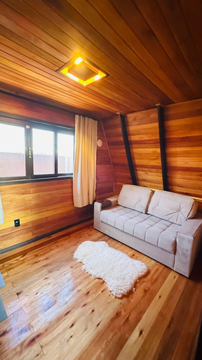 Living area, Chalé Malbec- Vila Chamonix, Urubici