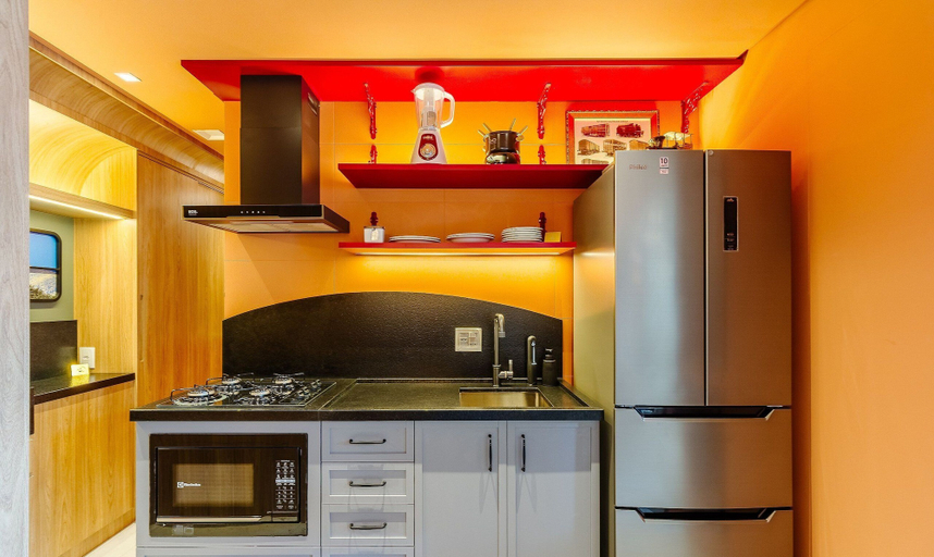Private kitchen 2, Cozy Themed Apartment in Canela Dal221, Canela
