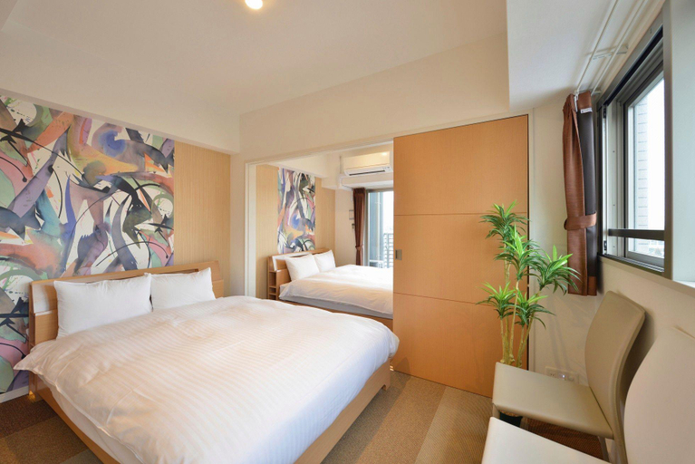 Bedroom 2, Residence Hotel Hakata 8, Fukuoka