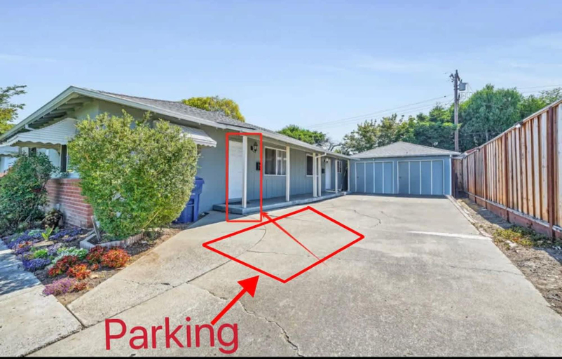 Room 4, Campbell Cozy Bright 2B 1b AC Close to Downtown, Santa Clara