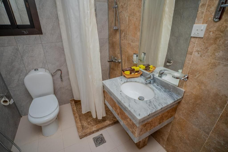 Bathroom 4, Al-Rehab Hotel, Makkah