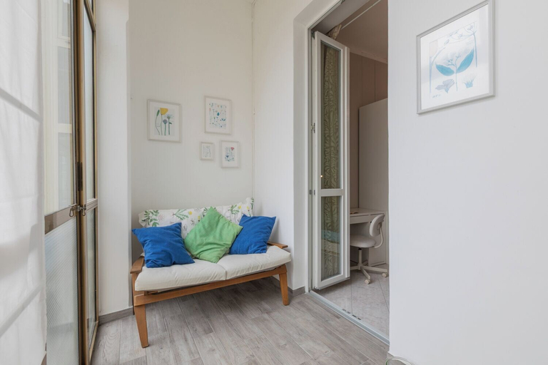 Balcony, Oddone Comfy Apartment by Wonderful Italy, Torino