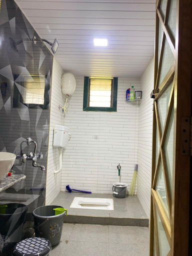 Bathroom, PALMQUIST VILLA Property surrounded with mountain , Raigarh